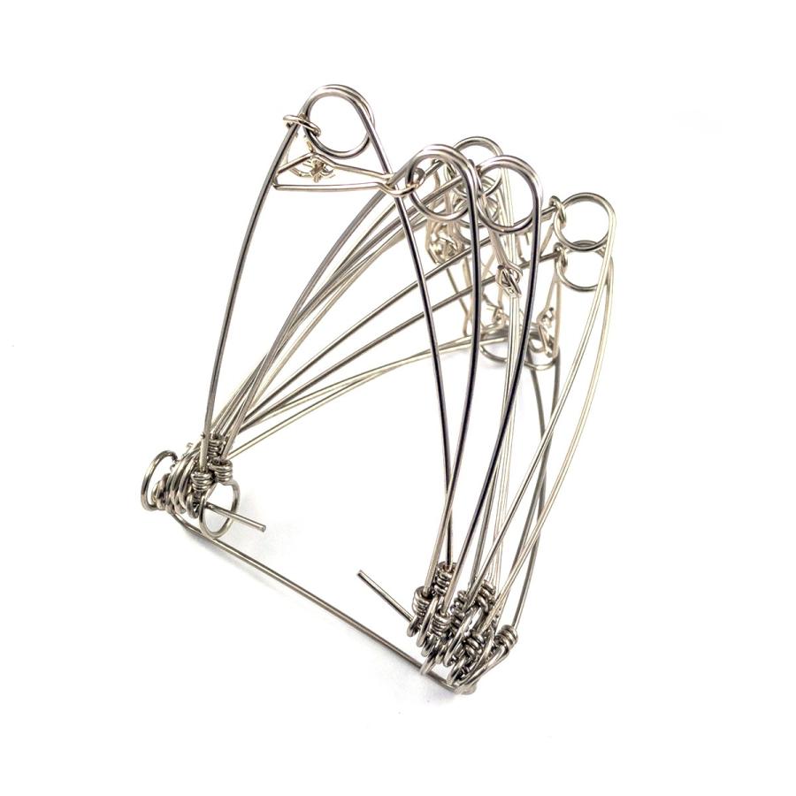 オルルド釣具 L字天秤 10個セット 遊動式 8cm 12cm 18cm フックド