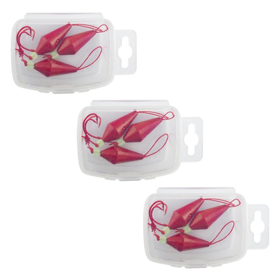 オルルド釣具 ブラクリ 仕掛け 3号 9個 ケース付き ブラクルドA 送料