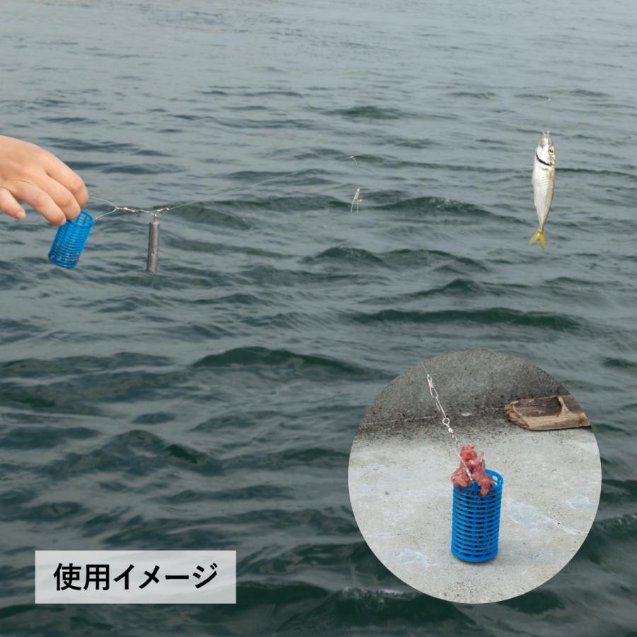 オルルド釣具 サビキカゴ サビキ釣り ちょい投げ 仕掛け 3個セット