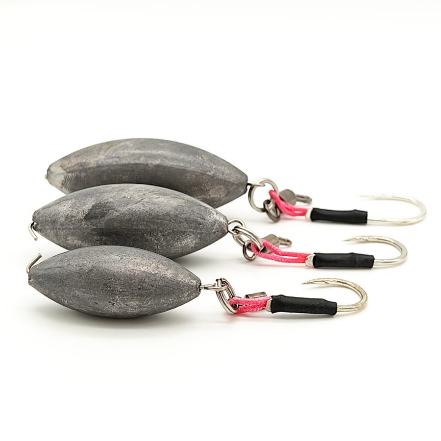 オルルド釣具 釣り具 錘 なつめオモリ フック仕掛け 3個入り 10号 号 30号 Diy 未塗装 Qba フィッシングジャパンヤフー店 通販 Yahoo ショッピング