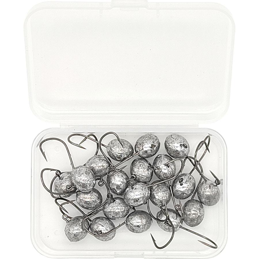 オルルド釣具 ジグヘッド 0.6g 1g 2g 20個入りジグヘルドB DIY ルアー