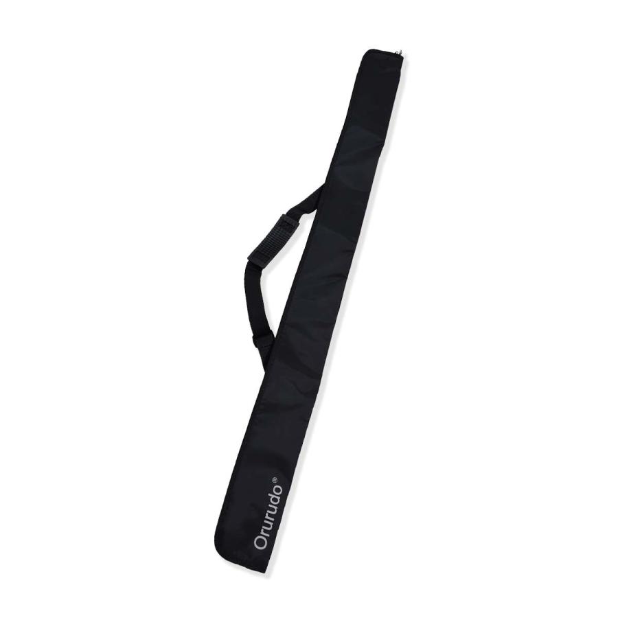オルルド釣具 竿ケース ブラック 133cm 単品 撥水加工 ロッド 竿袋 竿