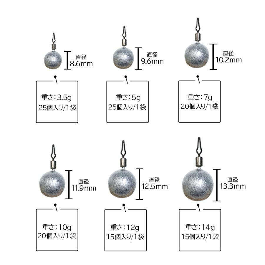 正規販売店】【正規販売店】ダウンショットシンカー 3.5g 5g 7g 10g 12g 14g 1袋 ドロップタイプ ラウンドタイプ おもり 仕掛け オルルド釣り具 釣り仕掛け、仕掛け用品 スティック型ダウンショットシンカー 5g✕25個 プラケース入り