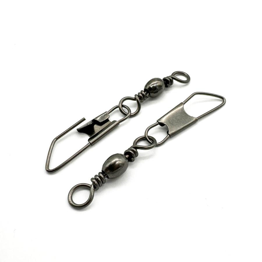 オルルド釣具 タル型サルカン スナップ付き スイベル よりもどし 回転