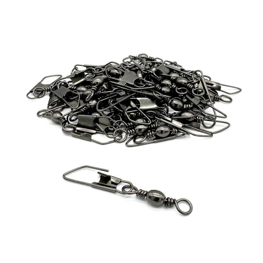 オルルド釣具 タル型サルカン スナップ付き スイベル よりもどし