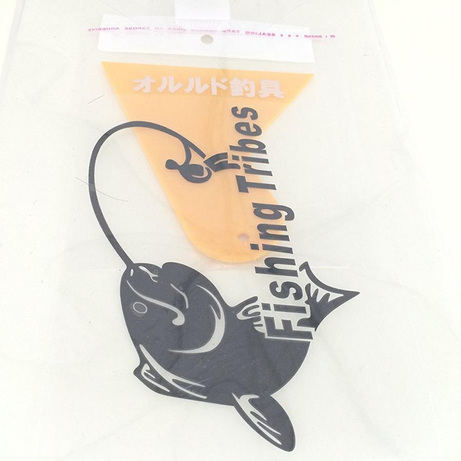オルルド釣具 フィッシングステッカー Fishing Tribe 釣り仲間 巨大魚 一本釣り 14 10cm 貼付用ヘラ付 Qb フィッシングジャパンヤフー店 通販 Yahoo ショッピング
