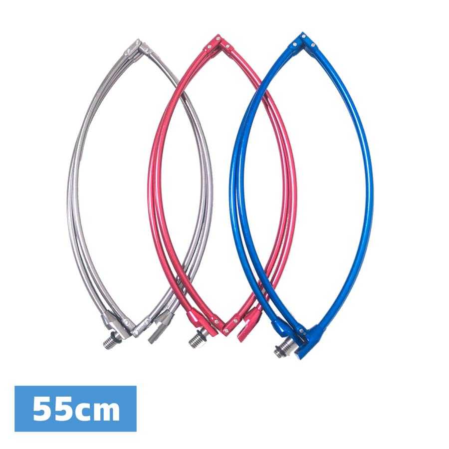 チタン玉枠 タモ枠 55cm 頑丈 四つ折り 折りたたみ式 UlTiMa(アルテマ