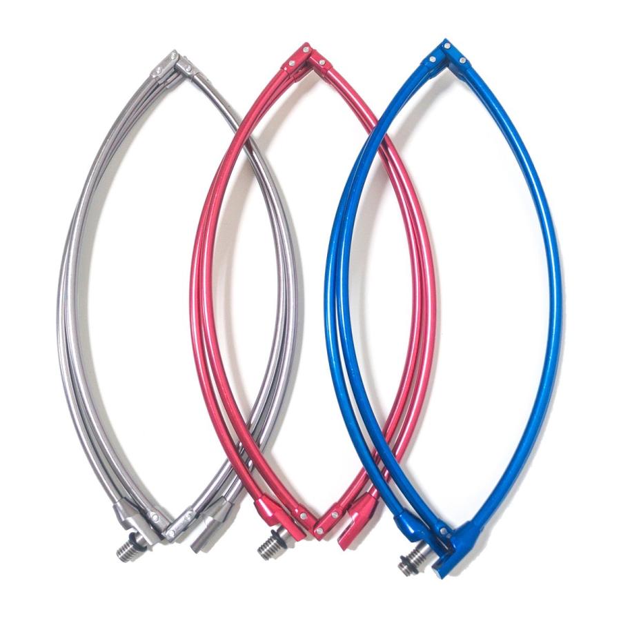 チタン玉枠 タモ枠 55cm 頑丈 四つ折り 折りたたみ式 UlTiMa(アルテマ