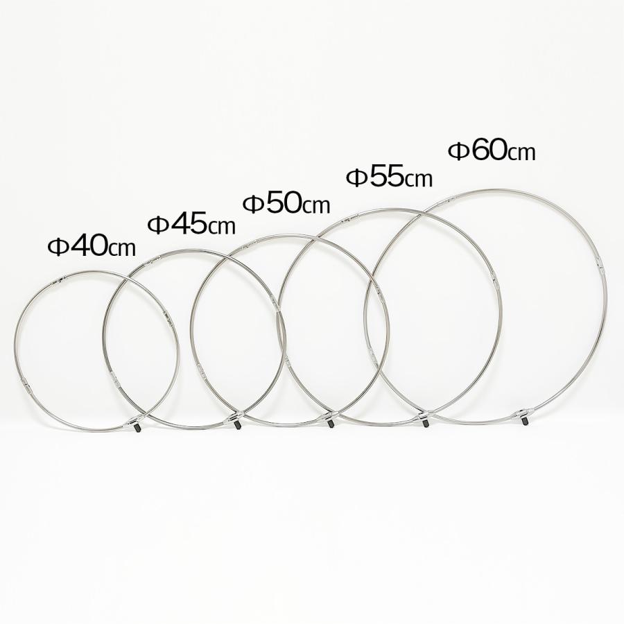 チタン玉枠 タモ枠 55cm 頑丈 四つ折り 折りたたみ式 UlTiMa(アルテマ