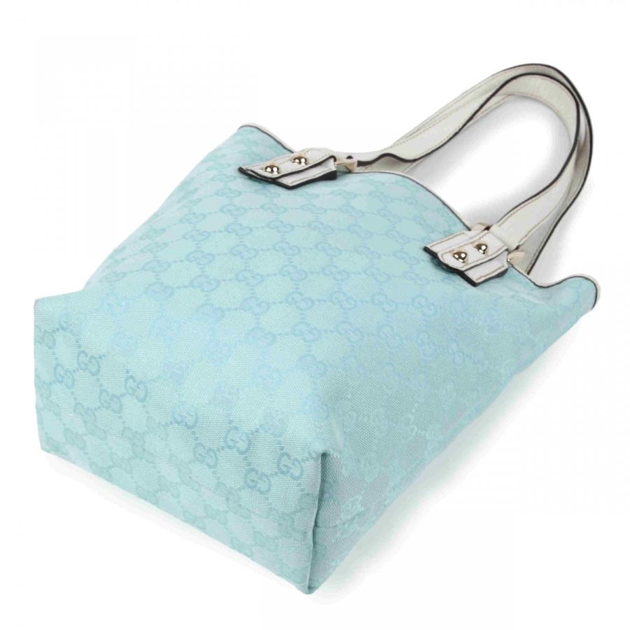 グッチ GUCCI ハンドバッグ パステルブルー 257250bl 保存袋付き  