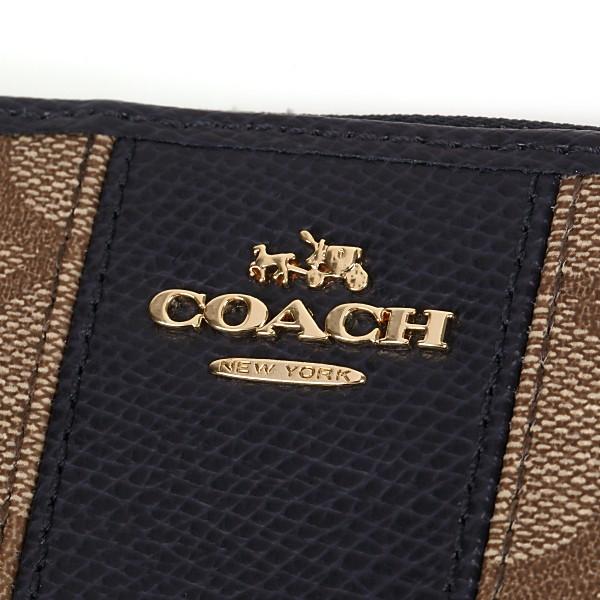 コーチ 長財布 52859 ラグジュアリー シグネチャー PVC レザー  