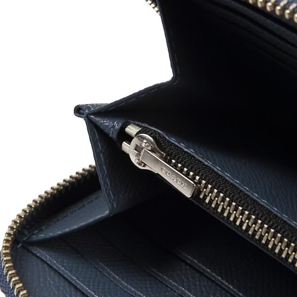 コーチ COACH 長財布 メンズ クロスグレインレザー 本革 アウトレット 