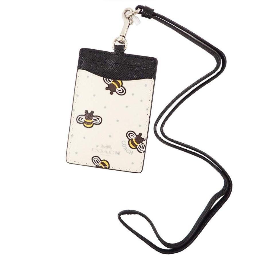 コーチ COACH IDカードホルダー 26654 IDケース パスケース アウトレット ハチ ミツバチ ネックストラップ　コーチギフトボックス付き  :f26654:コーチバッグのワールドドライブ - 通販 - Yahoo!ショッピング