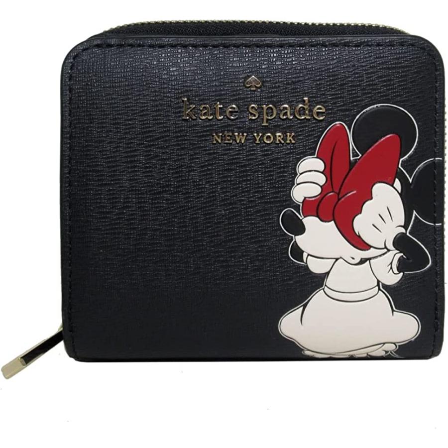 ケイトスペード Kate spade 二つ折り財布 ディズニーコラボ ミニー 