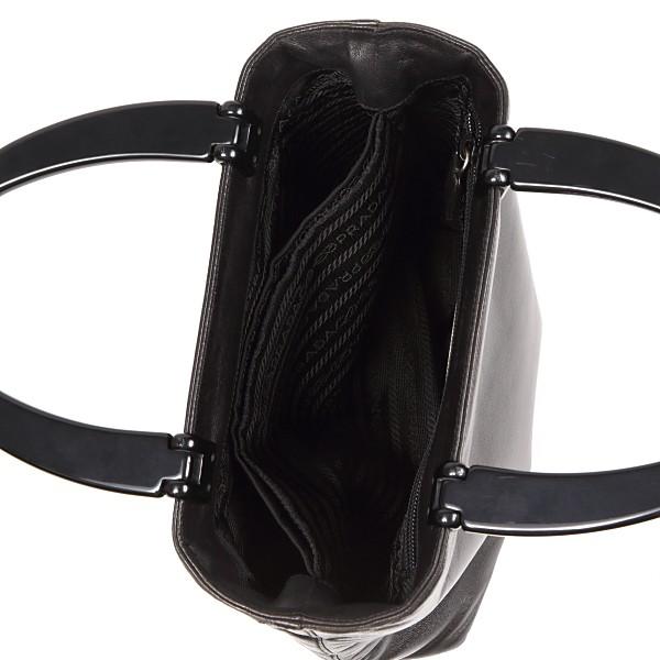 PRADA プラダ バッグ プラスチックハンドル レザー トート PRADA プラダ バッグ プラスチックハンドル レザー トート