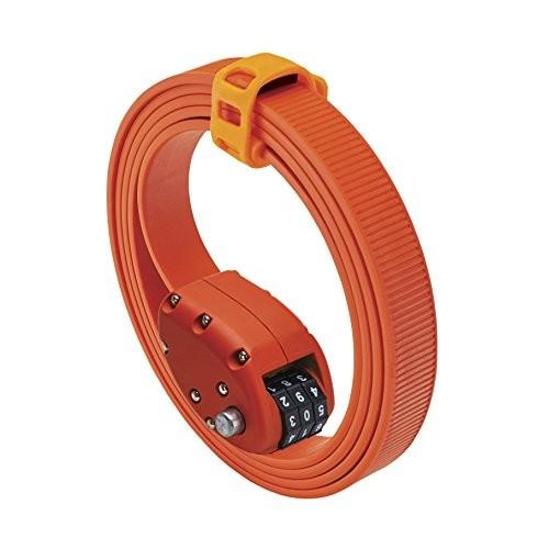 OTTOLOCK(オットロック) Cinch Steel & Kevlar Combination Lightweight Lock - Orange [Size: 152cm(60