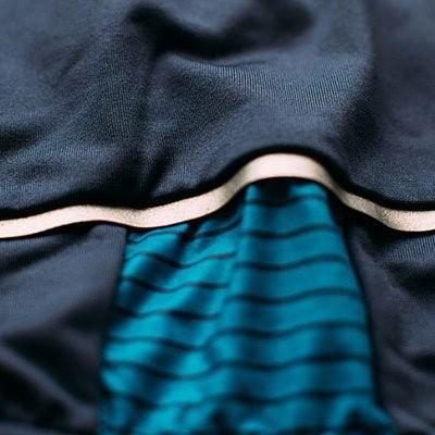 リベロ/Rivelo　Mens Crocknorth　ショートスリーブ　サイクルジャージ (Ｍ， ブルー/ネイビー)
