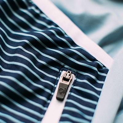 リベロ/Rivelo　Mens Crocknorth　ショートスリーブ　サイクルジャージ (Ｍ， ブルー/ネイビー)