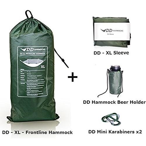 DD-XL-Frontline Hammock 向こう正面伝達ルート ハンモック-Olive Green 4点仕かける XL-Frontline Hammock \u0026 XL-