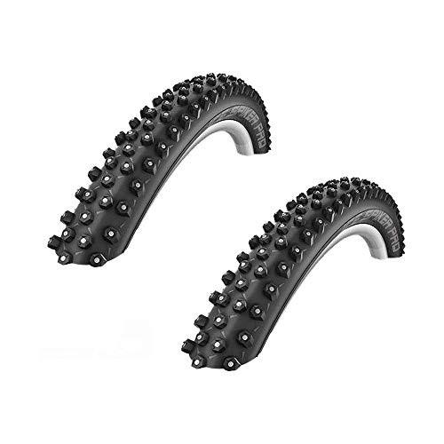 SCHWALBE (シュワルベ) ICE SPIKER PRO アイススパイカープロ フォールディング 2本セット +反射ステッカ