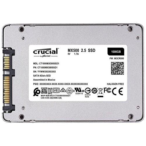 Crucial クルーシャル SSD 1TB MX500 SATA3 内蔵2.5インチ 7mm