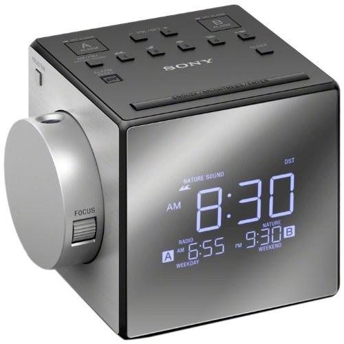 コンパクト AM/FM アラームクロックラジオ Sony社