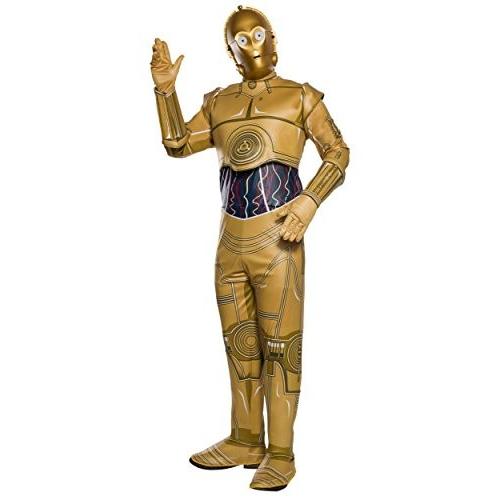 スター ウォーズ C-3PO コスプレ 大人 コスチューム ハロウィン 衣装 ロボット イベント 仮装 パーティー
