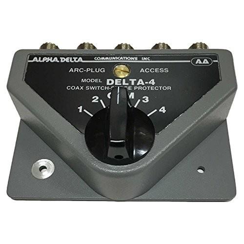 （アルファデルタ） ALPHA DELTA COAXIAL SWITCH 4回路 同軸切替器 137072124ワールドフィギュアショップ