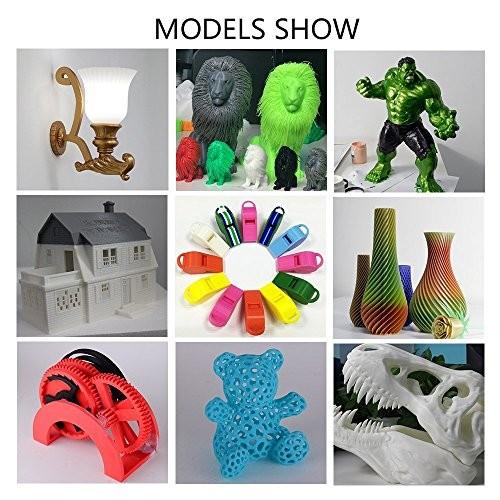 JGAURORA A3S 3Dプリンター 1.75mmノズル Desktop 3D Printer 適合フィラメントPLA/ABS / TPU 高精度印刷の画像