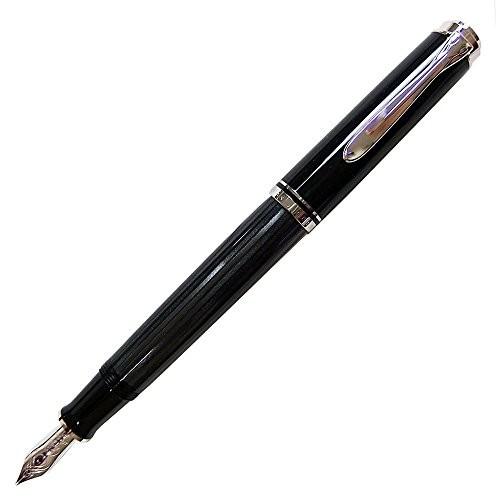 PELIKAN ペリカン 万年筆 SOUVERAN スーベレーン 405 ブラックストライプ ペン先サイズ：F (細字) M405