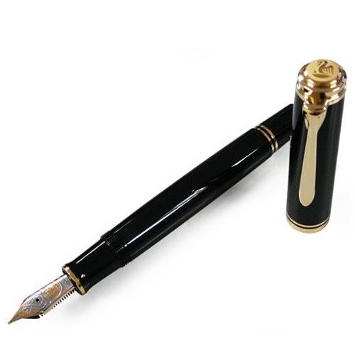 PELIKAN ペリカン 万年筆 SOUVERAN スーベレーン 黒 ペン先サイズ：F