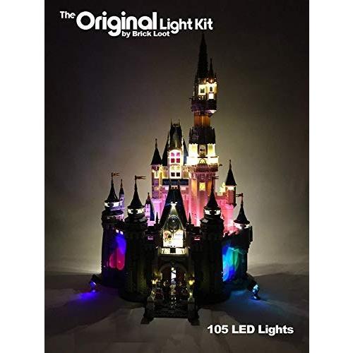 レゴ（LEGO）ディズニー シンデレラ城 (71040) 用 電飾ライトキット Deluxe Lighting Kit for Your Lego