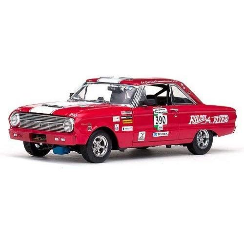 SunStar 1963 ford フォード Falcon Hard Top Racing Jon Lecarner #390 1/18 red 赤 レ