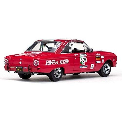 SunStar 1963 ford フォード Falcon Hard Top Racing Jon Lecarner #390 1/18 red 赤 レ_1