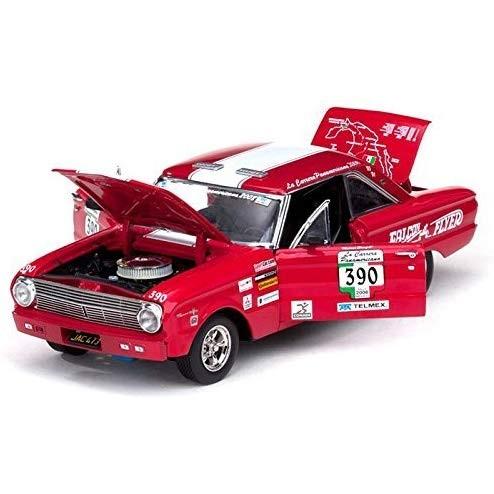 SunStar 1963 ford フォード Falcon Hard Top Racing Jon Lecarner #390 1/18 red 赤 レ_3
