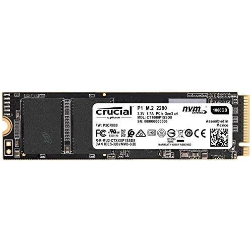 Crucial クルーシャル P1シリーズ 1TB(1000GB) 3D NAND NVMe PCIe M.2 SSD CT1000P1SSD8 | 