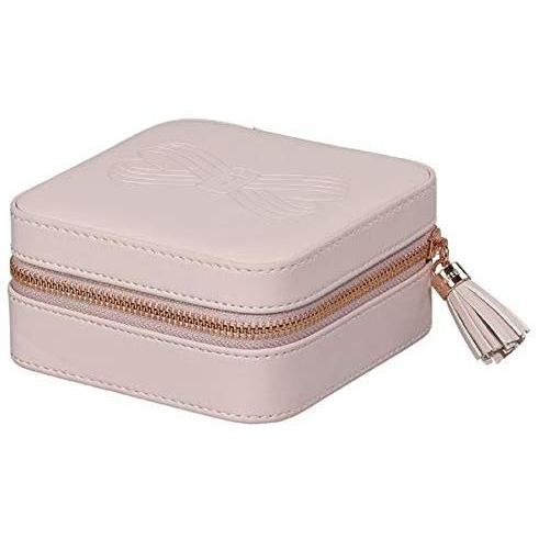 英国 TED BAKER [テッドベーカー] ロゴリボン型押し タッセル ジュエリーボックス アクセサリー 収納 ト