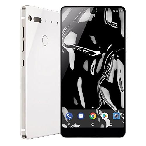 Essential Phone 128 GB Unlocked with Full Display  Dual Camera ? Pure White