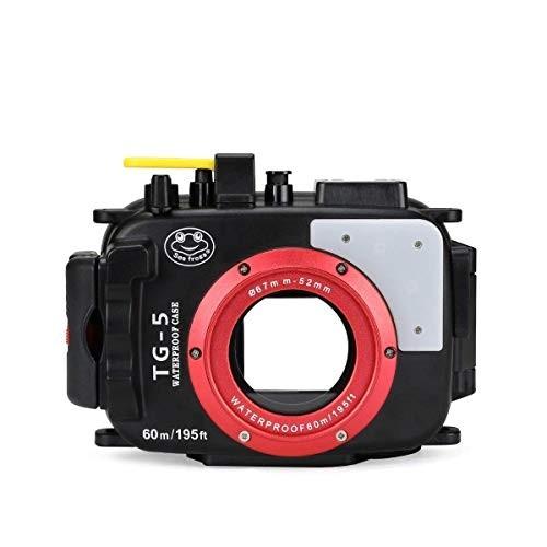 OLYMPUS Tough TG-5 本体 防水ケース付 Sea Frogs Olympus TG-5 対応 60m/195ft 水中カメラハウジングケース
