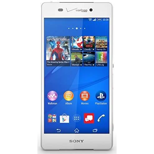 Sony Xperia Z3v D6708 4G LTE （SIMフリー 5.2インチ 3GB 32GB Verizon版） (White)｜worldfigure