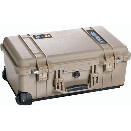 Pelican 1514 Tan Case With Padded Dividers and Wheels 家電-キッチン家電-その他キッチン家電
