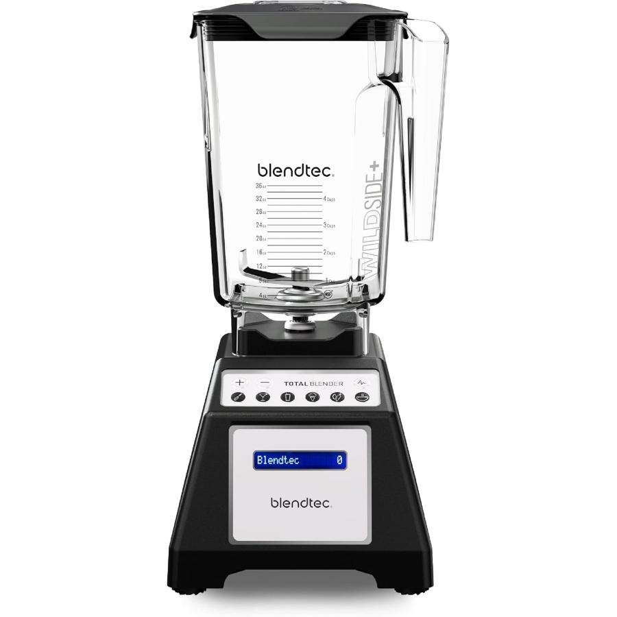 Blendtec Total Blender Classic, with WildSide+ Jar (90 oz), Black