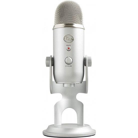 Blue ブルー イエティ コンデンサーマイク シルバー & ポッドキャスター バンドル/Yeti Condenser Microp_2