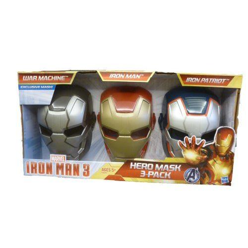 アイアンマン3 ヒーローマスク 3Pack (WAR MACHINE , IRON MAN , IRON PATRIOT)｜worldfigure