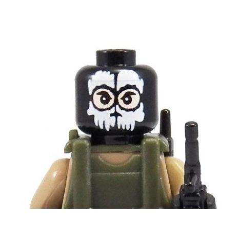 Ghost Minifigure Head - LEGO (レゴ) Compatible Piece ブロック おもちゃ