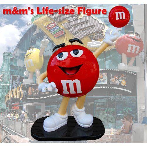 m&m's】エムアンドエムズ 等身大フィギュア<m&m'sワールド内 m&m's】エムアンドエムズ 等身大フィギュア<m&m'sワールド内