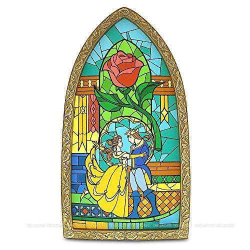 Wdw限定 ディズニー 美女と野獣 ステンドグラス レプリカ Beauty And The Beast ワールドフィギュアショップ 通販 Yahoo ショッピング