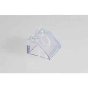100x LEGO (レゴ) R Transparent Clear 2X2/45° Roof Tiles 立ちはだかる 手あそび ゲーム、おもちゃ-フィギュア-フィギュア本体