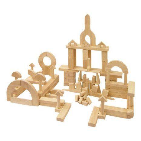 118 Pc. Hardwood Unit Building Blocks-Early Childhood Resources ブロック おもちゃ