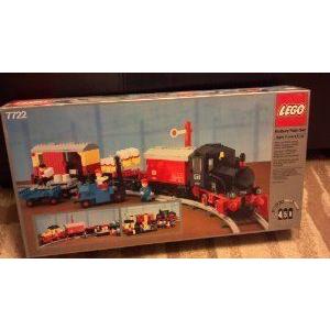 1985 Vintage Lego (レゴ) Battery Train Set #7722 立ちはだかる 手あそび フィギュア本体-フィギュア-ゲーム、おもちゃ